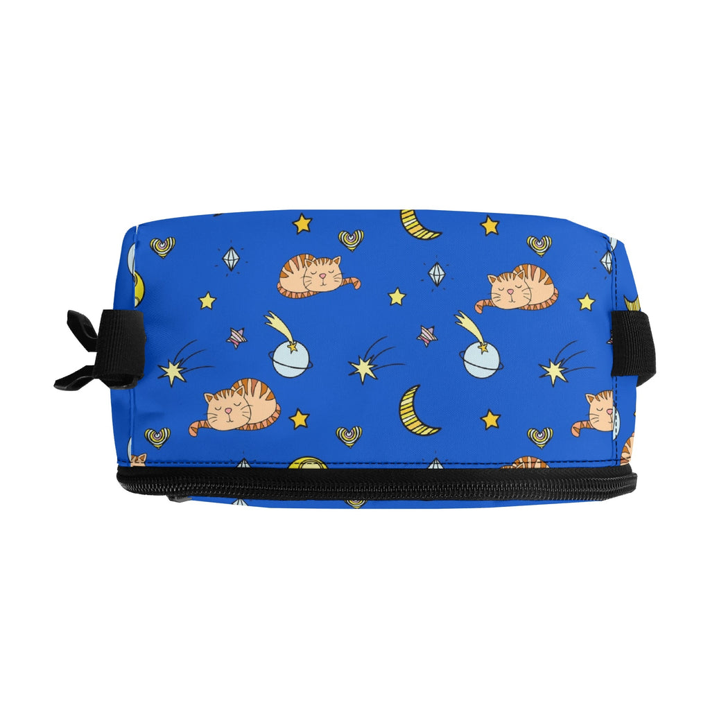 Personalised Cats In Space Insulated School Lunch Bag Personalised Lunch Bag animal Printed Offshore