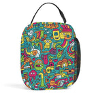 Personalised Crazy Characters Insulated School Lunch Bag Personalised Lunch Bag Printed Offshore Sci-Fi
