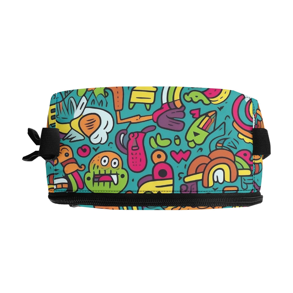 Personalised Crazy Characters Insulated School Lunch Bag Personalised Lunch Bag Printed Offshore Sci-Fi