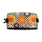 Personalised Happy Retro Flowers Insulated School Lunch Bag Personalised Lunch Bag Printed Offshore Retro