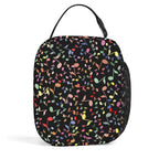Personalised - Colourful Music Notes - Insulated School Lunch Bag Personalised Lunch Bag Music Printed Offshore