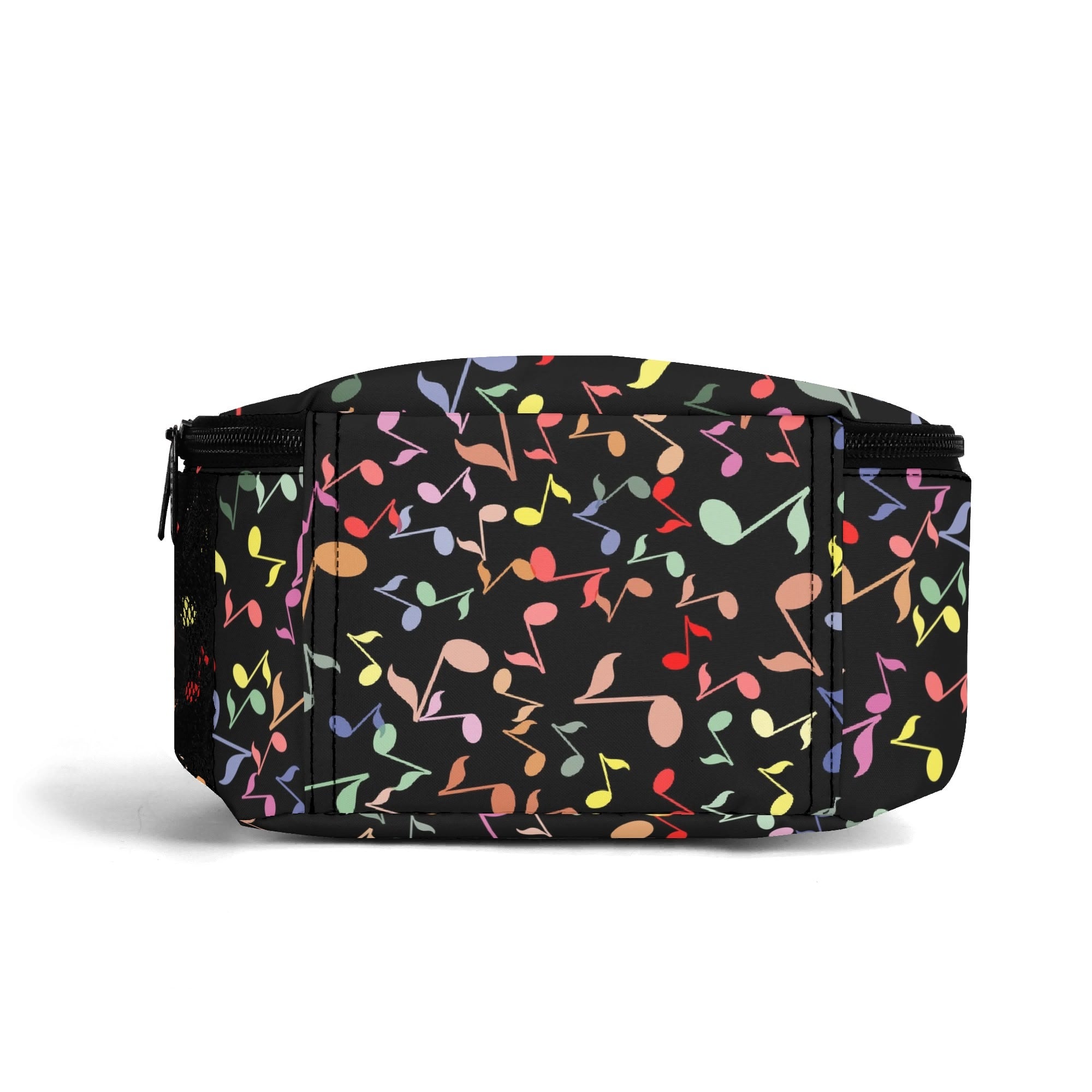 Personalised - Colourful Music Notes - Insulated School Lunch Bag Personalised Lunch Bag Music Printed Offshore