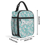 Personalised Comic Book Speech Bubbles Insulated School Lunch Bag Personalised Lunch Bag Comic Printed Offshore