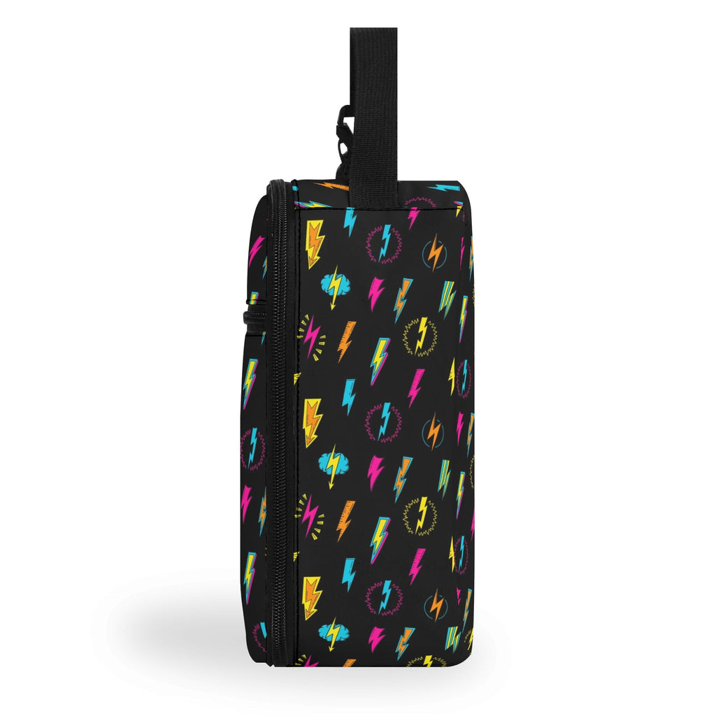 Personalised - Fun Lightning - Insulated School Lunch Bag Personalised Lunch Bag Comic Printed Offshore