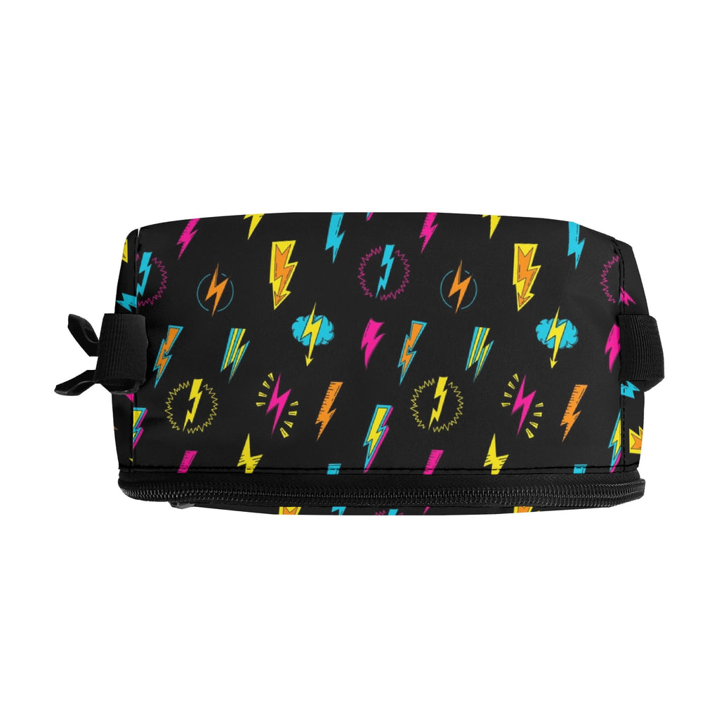 Personalised - Fun Lightning - Insulated School Lunch Bag Personalised Lunch Bag Comic Printed Offshore