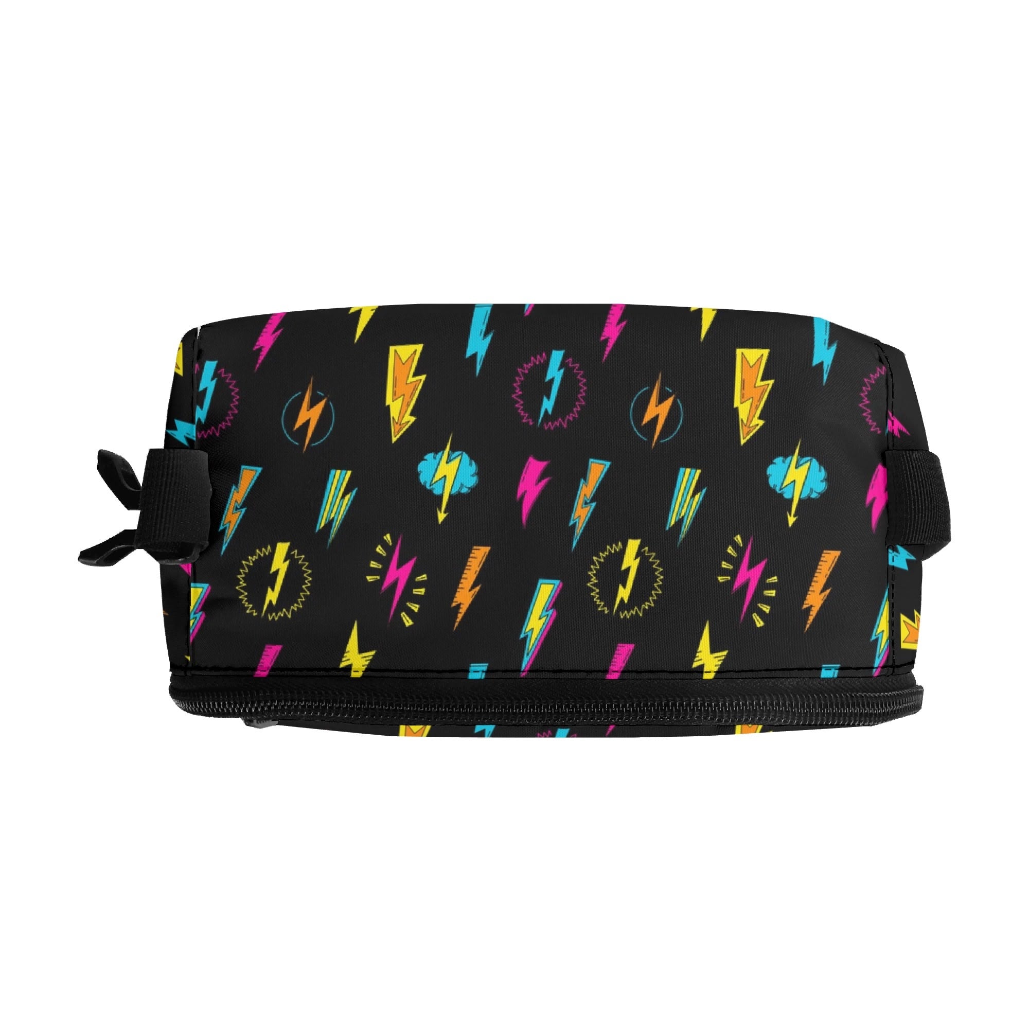 Personalised - Fun Lightning - Insulated School Lunch Bag Personalised Lunch Bag Comic Printed Offshore