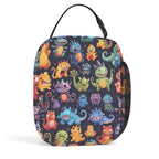 Personalised - Monster Mania - Insulated School Lunch Bag Personalised Lunch Bag Printed Offshore Si-Fi