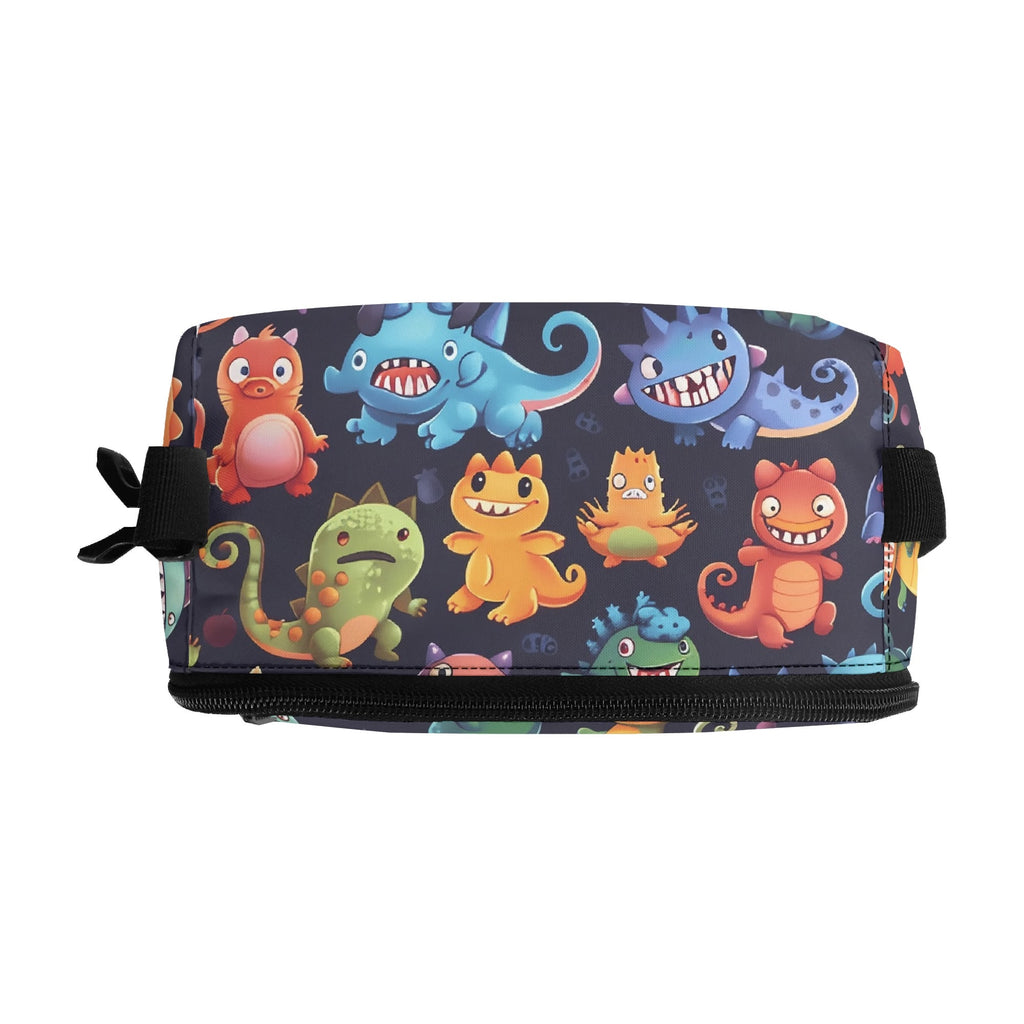 Personalised - Monster Mania - Insulated School Lunch Bag Personalised Lunch Bag Printed Offshore Si-Fi