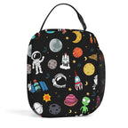 Personalised - Kids Space - Insulated School Lunch Bag Personalised Lunch Bag Printed Offshore Sci-Fi Space