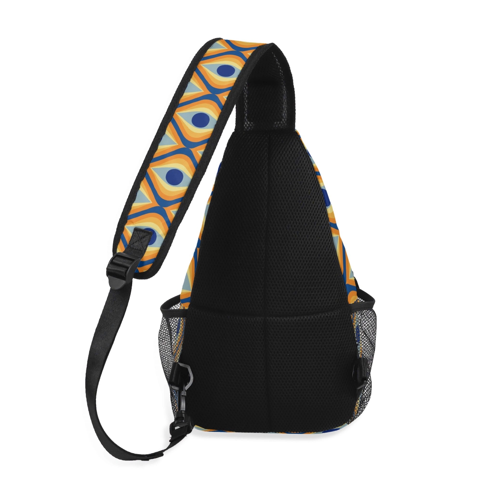 Retro Eyes Chest Crossbody Bag with Adjustable Strap Chest Crossbody Bag Printed Offshore Retro