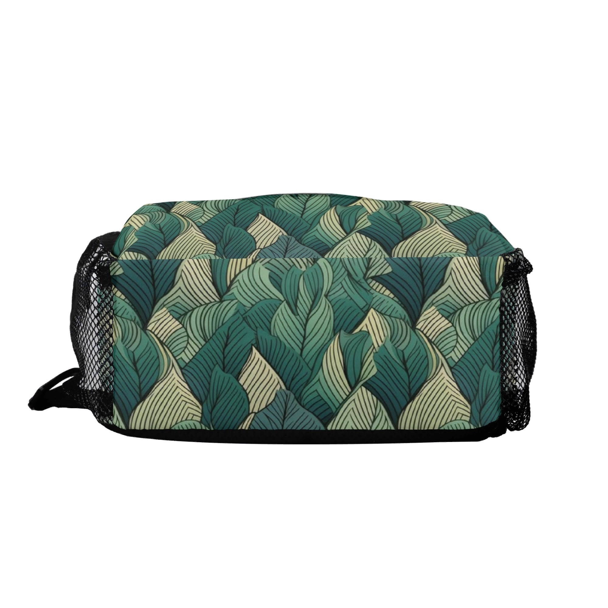 Leaf Pattern Chest Crossbody Bag with Adjustable Strap Chest Crossbody Bag Plants Printed Offshore