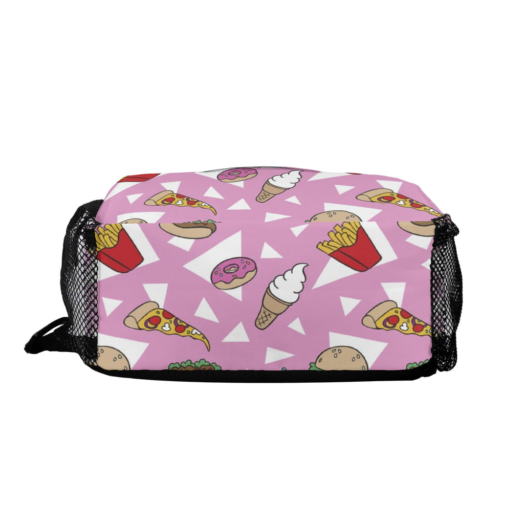 Fast Food Chest Crossbody Bag with Adjustable Strap Chest Crossbody Bag Food Printed Offshore