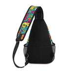Crazy Characters Chest Crossbody Bag with Adjustable Strap Chest Crossbody Bag Printed Offshore Sci Fi