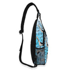 Dad Seagull Chest Crossbody Bag with Adjustable Strap Chest Crossbody Bag Dad Printed Offshore