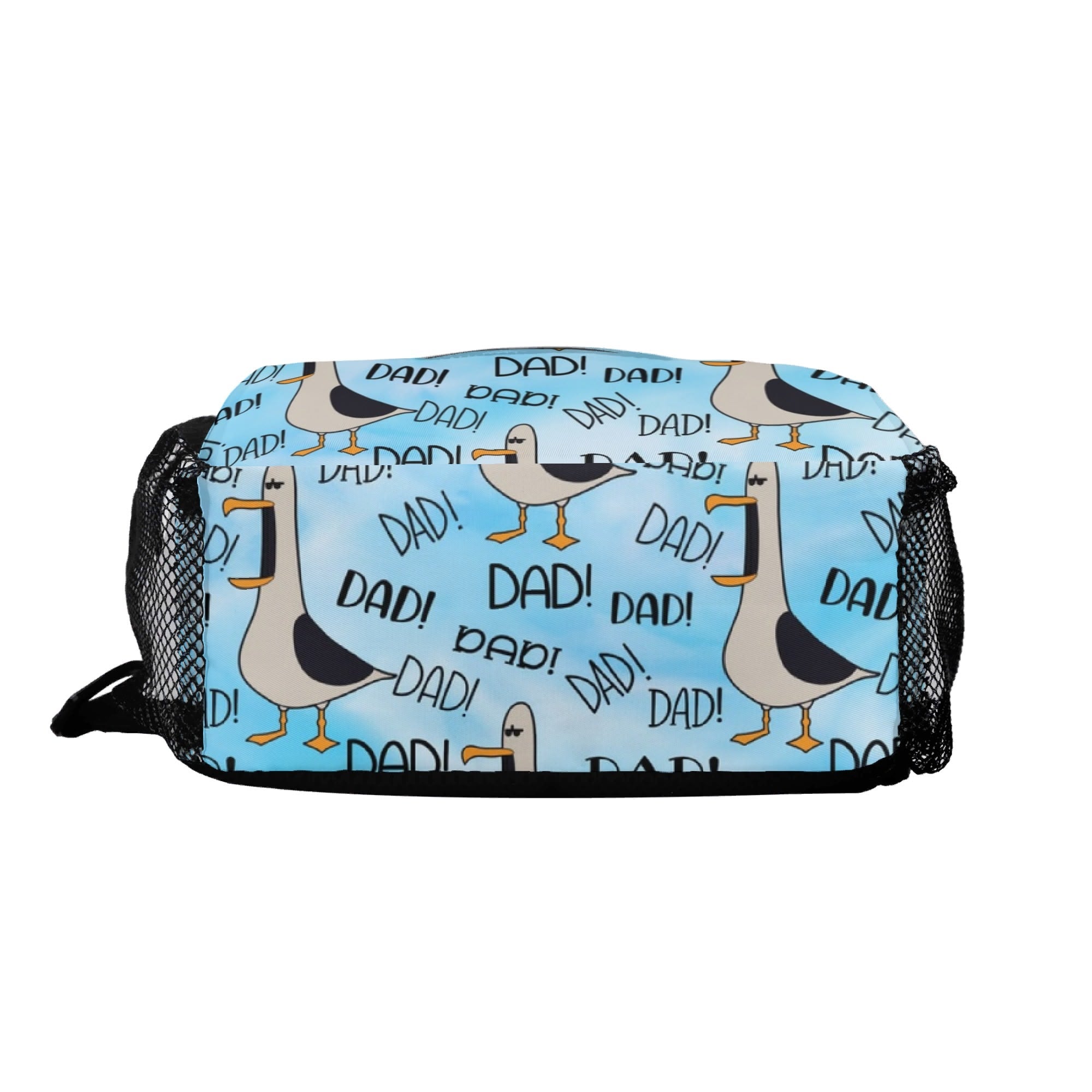 Dad Seagull Chest Crossbody Bag with Adjustable Strap Chest Crossbody Bag Dad Printed Offshore