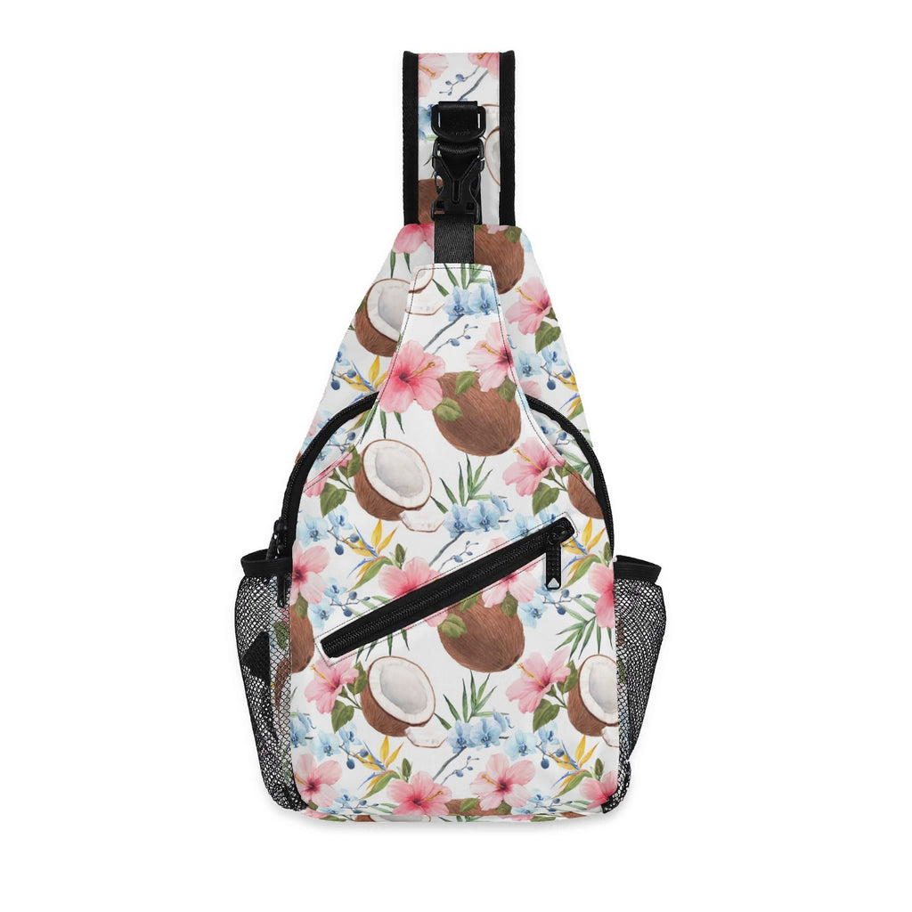 Coconuts Chest Crossbody Bag with Adjustable Strap Default Title Chest Crossbody Bag Food Printed Offshore