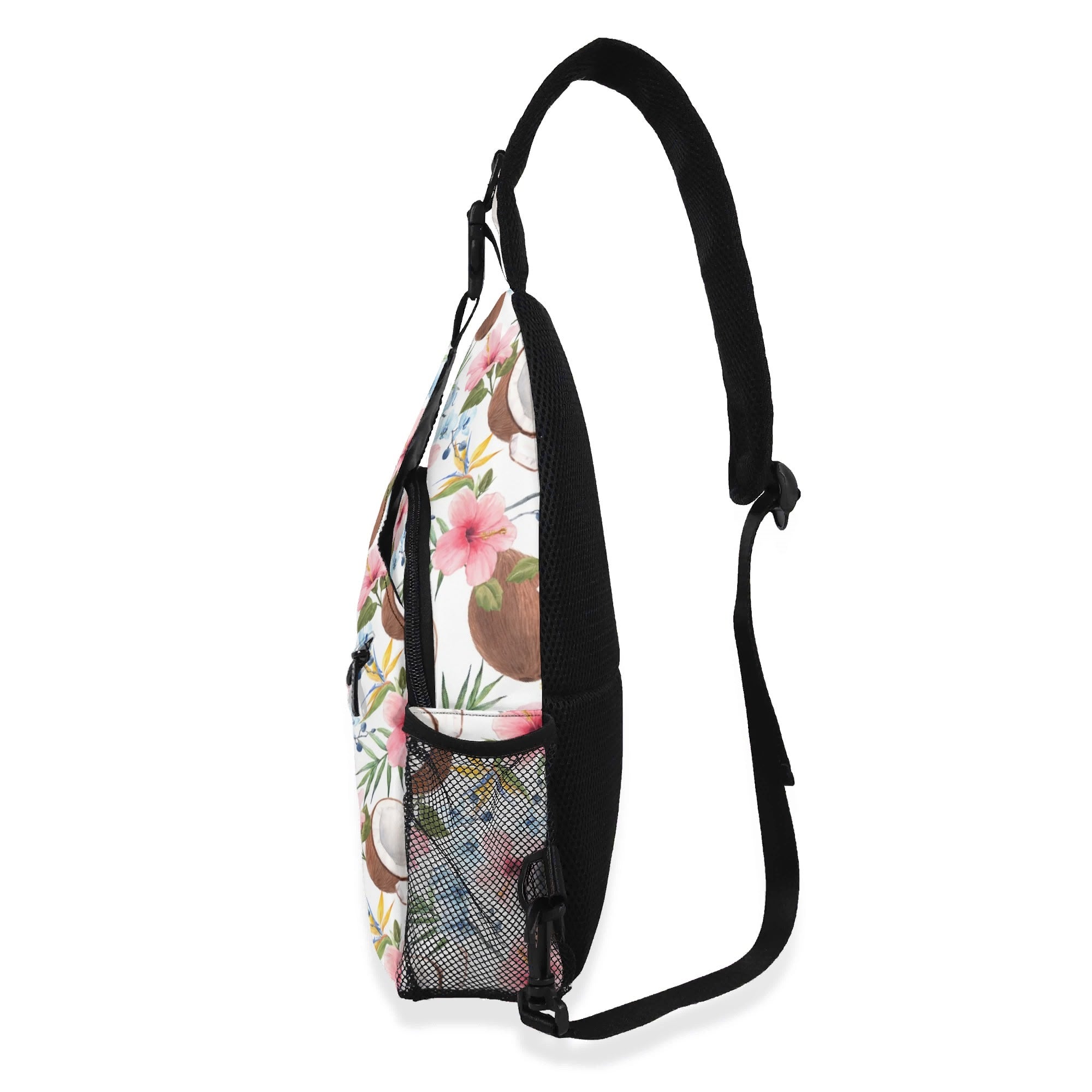 Coconuts Chest Crossbody Bag with Adjustable Strap Chest Crossbody Bag Food Printed Offshore