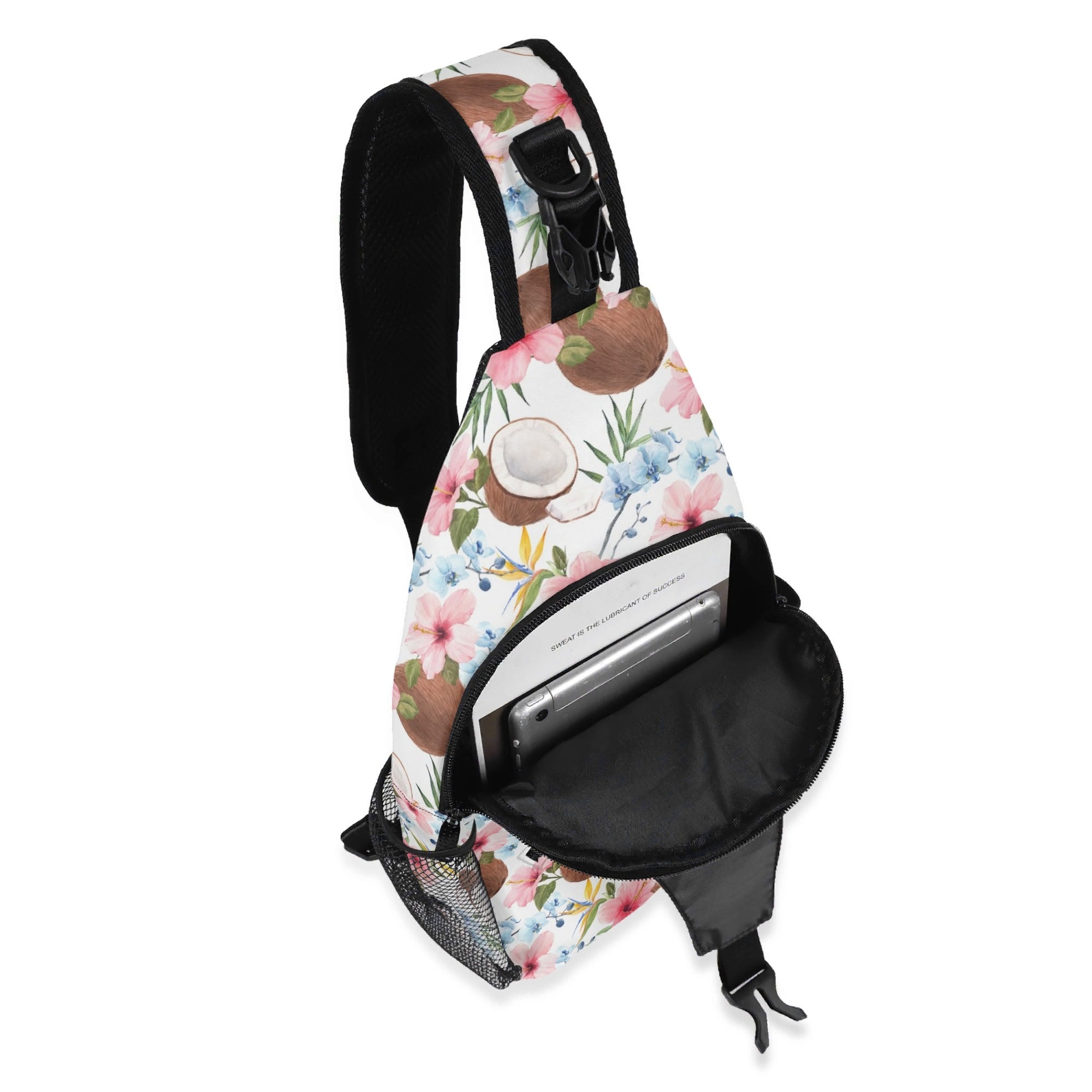 Coconuts Chest Crossbody Bag with Adjustable Strap Chest Crossbody Bag Food Printed Offshore