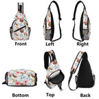 Coconuts Chest Crossbody Bag with Adjustable Strap Chest Crossbody Bag Food Printed Offshore