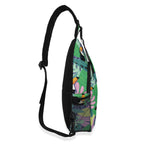 Bright Toucans Chest Crossbody Bag with Adjustable Strap Chest Crossbody Bag animal Printed Offshore