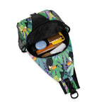 Bright Toucans Chest Crossbody Bag with Adjustable Strap Chest Crossbody Bag animal Printed Offshore