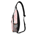 Pink Cats Chest Crossbody Bag with Adjustable Strap Chest Crossbody Bag animal Printed Offshore