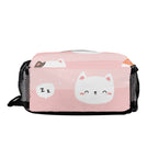 Pink Cats Chest Crossbody Bag with Adjustable Strap Chest Crossbody Bag animal Printed Offshore