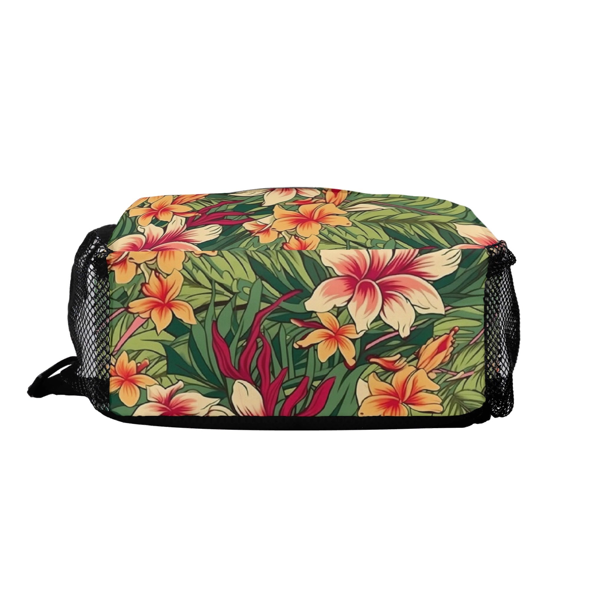 Vintage Hawaiian Floral Chest Crossbody Bag with Adjustable Strap Chest Crossbody Bag Plants Printed Offshore