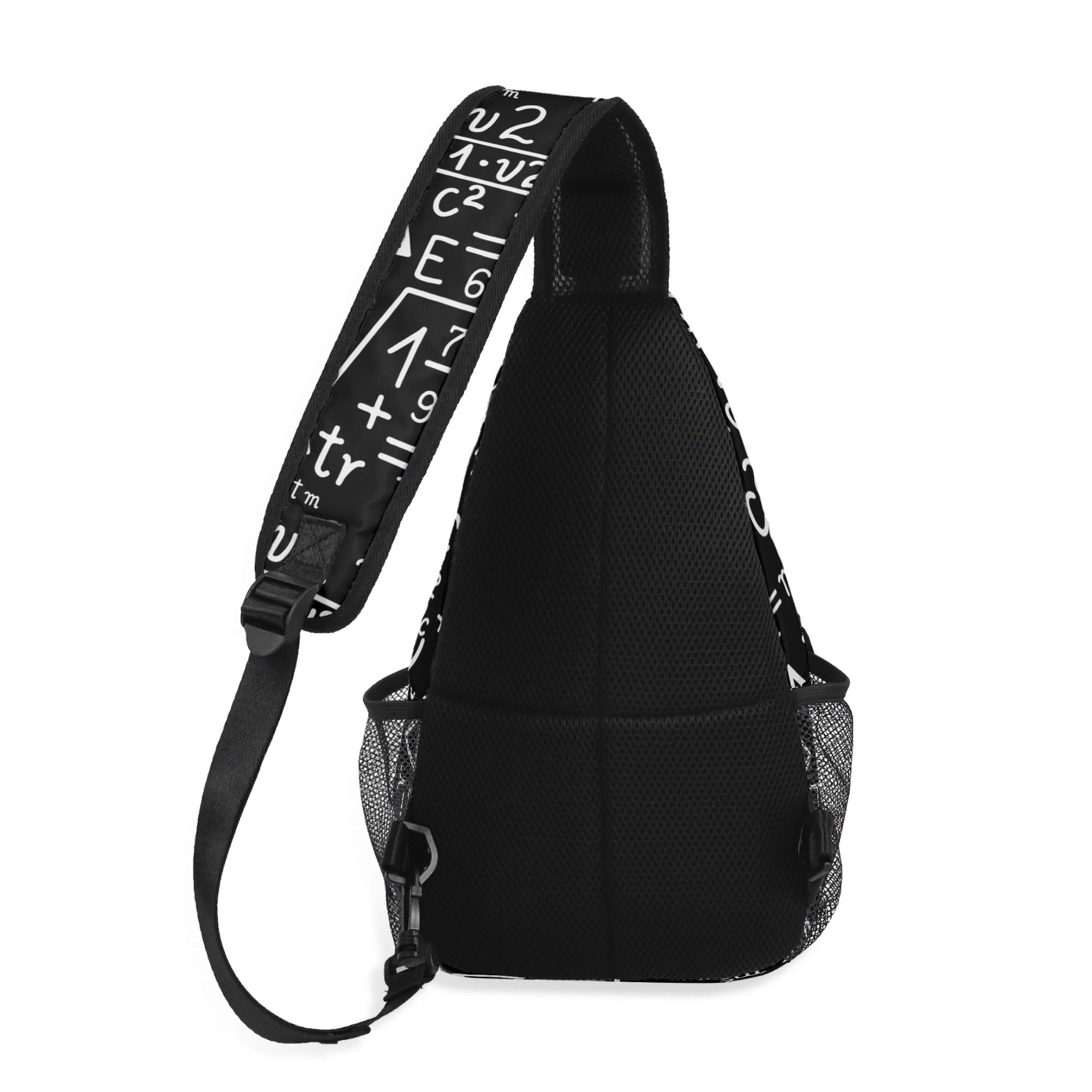 Mathematics Chest Crossbody Bag with Adjustable Strap Chest Crossbody Bag Maths Printed Offshore