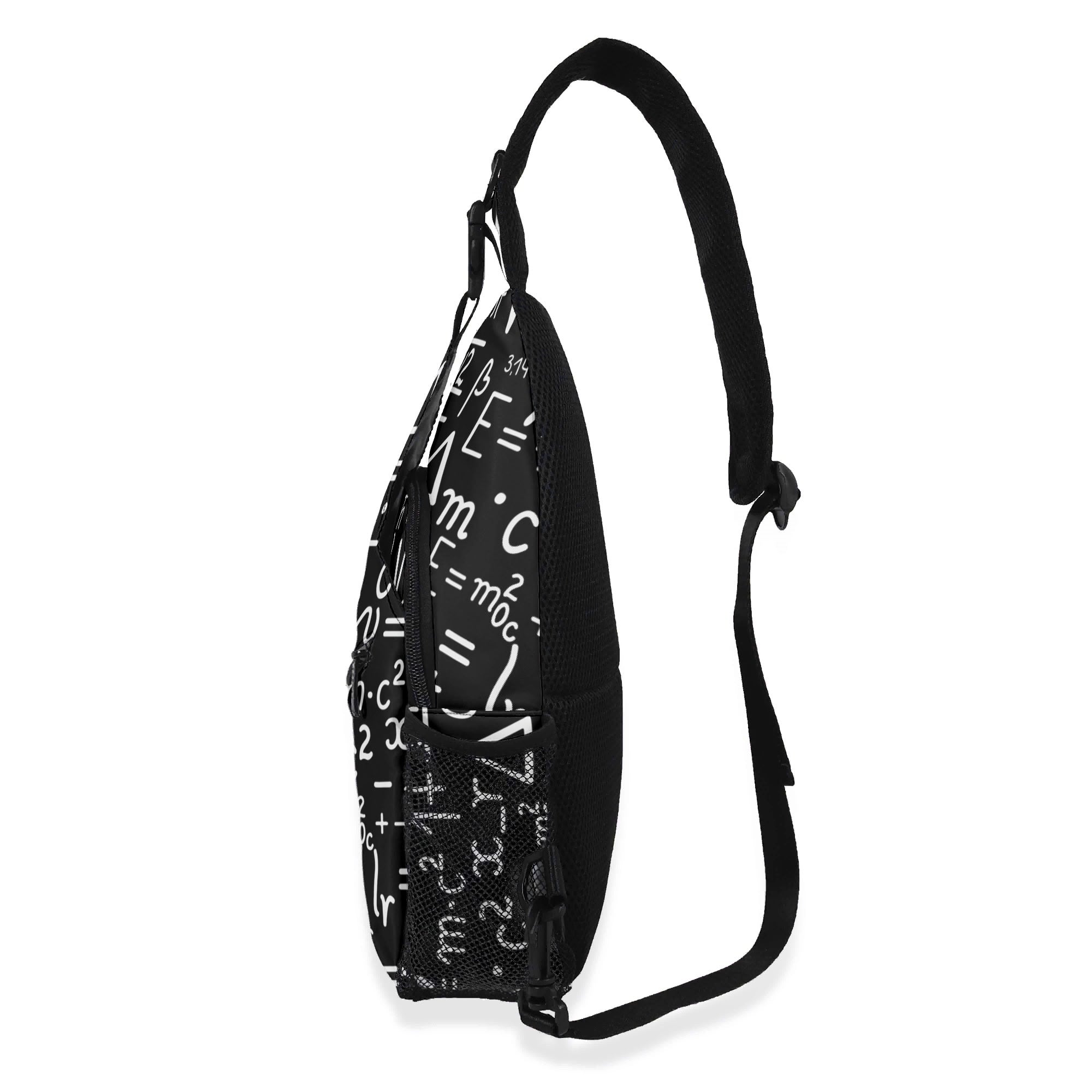 Mathematics Chest Crossbody Bag with Adjustable Strap Chest Crossbody Bag Maths Printed Offshore
