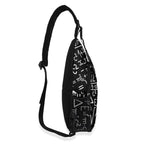 Mathematics Chest Crossbody Bag with Adjustable Strap Chest Crossbody Bag Maths Printed Offshore