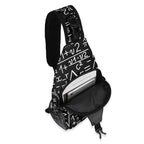Mathematics Chest Crossbody Bag with Adjustable Strap Chest Crossbody Bag Maths Printed Offshore
