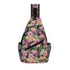 Flamingo Jungle Chest Crossbody Bag with Adjustable Strap Default Title Chest Crossbody Bag Plants Printed Offshore