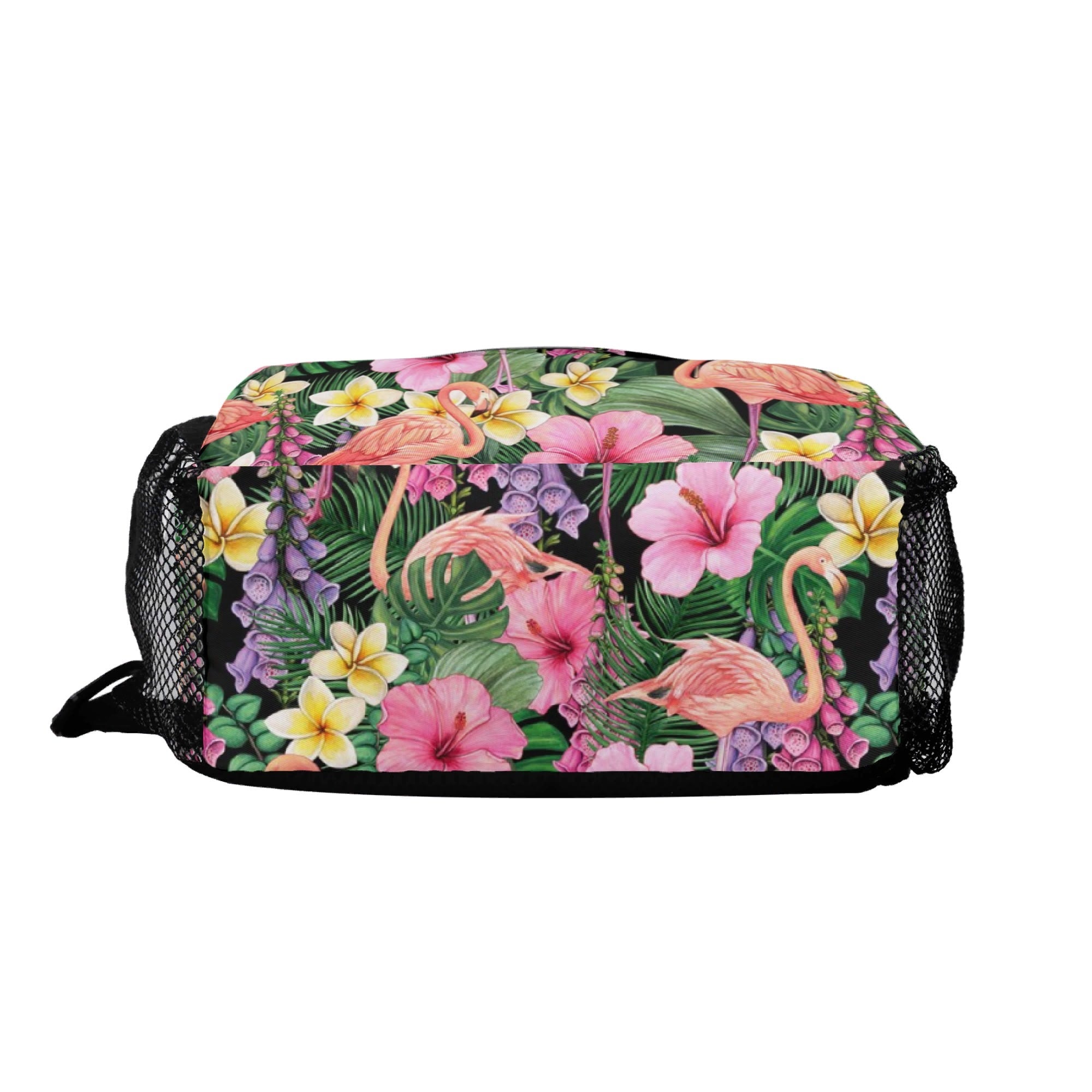 Flamingo Jungle Chest Crossbody Bag with Adjustable Strap Chest Crossbody Bag Plants Printed Offshore