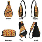 Cola Chest Crossbody Bag with Adjustable Strap Chest Crossbody Bag animal Food Printed Offshore