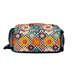 Happy Retro Flowers Chest Crossbody Bag with Adjustable Strap Chest Crossbody Bag Printed Offshore Retro