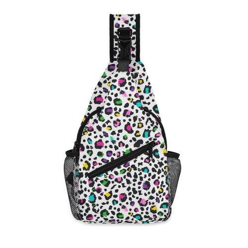 Animal Print In Colour Chest Crossbody Bag with Adjustable Strap Default Title Chest Crossbody Bag animal Printed Offshore