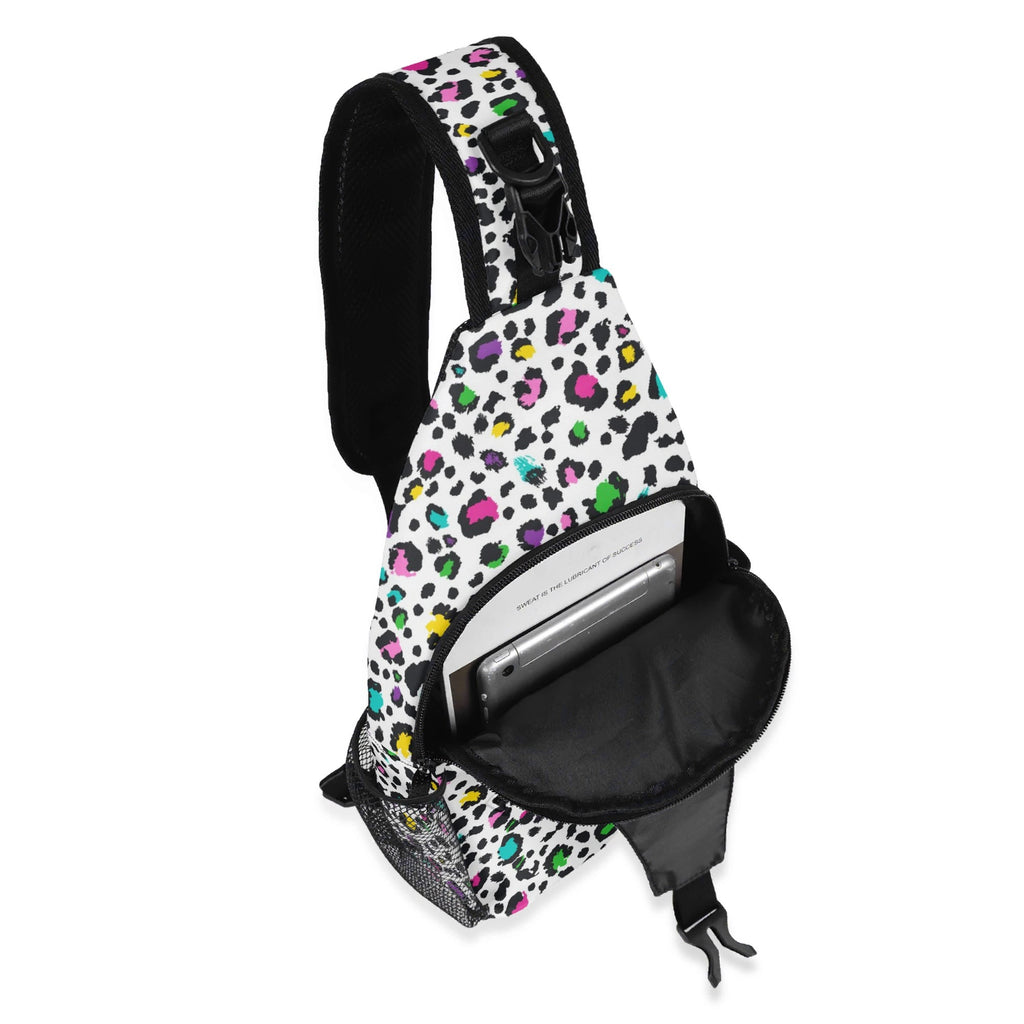 Animal Print In Colour Chest Crossbody Bag with Adjustable Strap Chest Crossbody Bag animal Printed Offshore