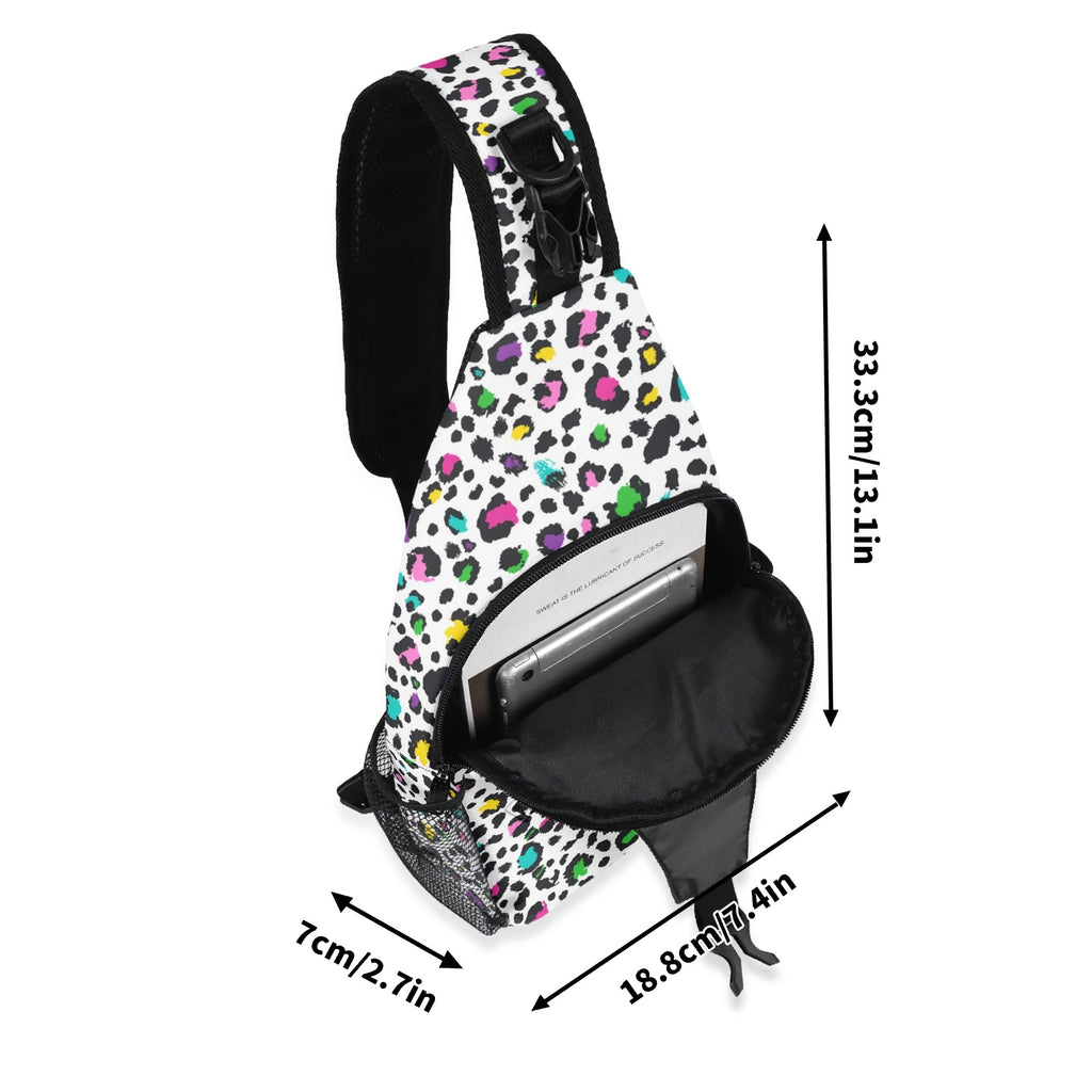 Animal Print In Colour Chest Crossbody Bag with Adjustable Strap Chest Crossbody Bag animal Printed Offshore