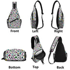 Animal Print In Colour Chest Crossbody Bag with Adjustable Strap Chest Crossbody Bag animal Printed Offshore