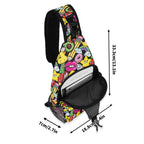 Bright And Cute Chest Crossbody Bag with Adjustable Strap Chest Crossbody Bag Printed Offshore