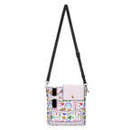 Butterflies And Rainbows Crossbody Water Bottle Storage Bag Water Bottle Storage Handbag Printed Offshore