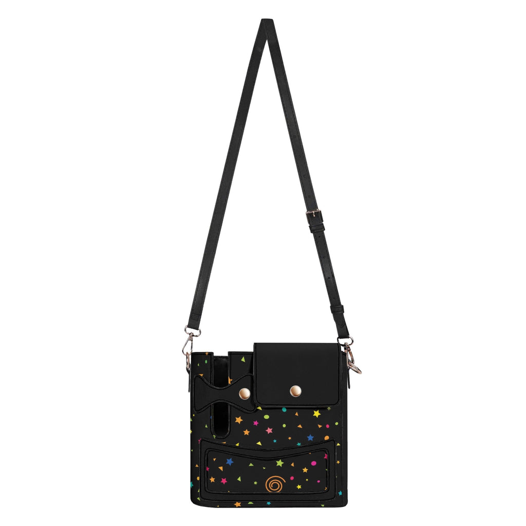 Stars And Swirls Crossbody Water Bottle Storage Bag Water Bottle Storage Handbag Printed Offshore