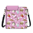 Fast Food Crossbody Water Bottle Storage Bag Water Bottle Storage Handbag Food Printed Offshore