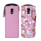 Fast Food Crossbody Water Bottle Storage Bag Water Bottle Storage Handbag Food Printed Offshore