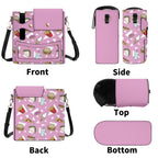 Fast Food Crossbody Water Bottle Storage Bag Water Bottle Storage Handbag Food Printed Offshore