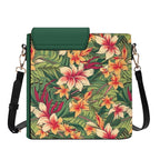 Vintage Hawaiian Floral Crossbody Water Bottle Storage Bag Water Bottle Storage Handbag Plants Printed Offshore