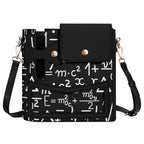 Mathematics Crossbody Water Bottle Storage Bag Default Title Water Bottle Storage Handbag Maths Printed Offshore