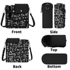Mathematics Crossbody Water Bottle Storage Bag Water Bottle Storage Handbag Maths Printed Offshore