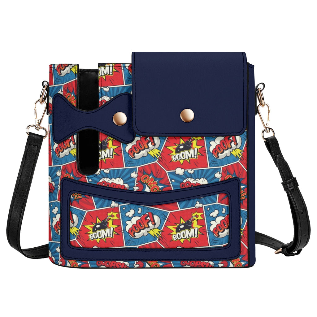 Comic Book Pop Crossbody Water Bottle Storage Bag Default Title Water Bottle Storage Handbag comic Printed Offshore